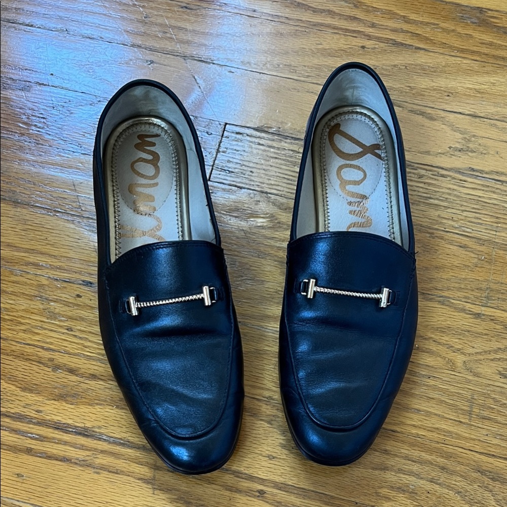 Sam Edelman Black Leather Loafers